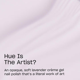 OPI brush lifting creamy lavender gel color for smooth, even application