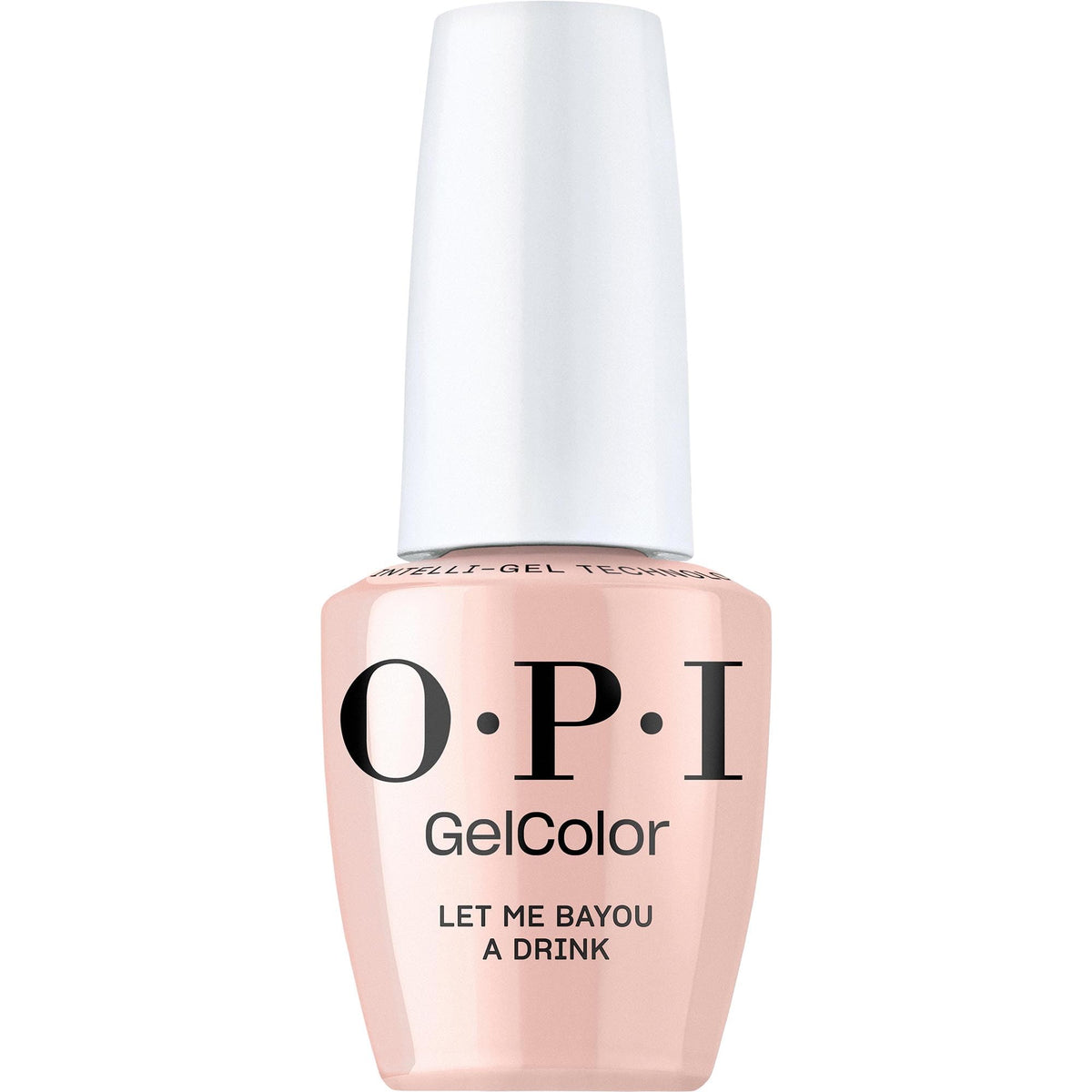 OPI gelcolor front bottle showing label and neat cap for professional use