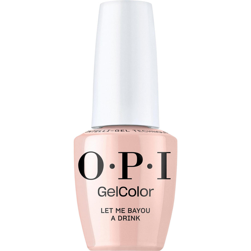 OPI gelcolor front bottle showing label and neat cap for professional use