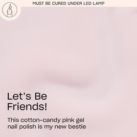 OPI brush stroke swatch of soft cool pink showing smooth coverage benefit