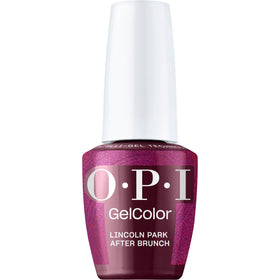 OPI bottle front view showing Lincoln Park After Brunch shade and sheen benefit
