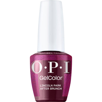 OPI bottle front view showing Lincoln Park After Brunch shade and sheen benefit