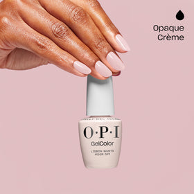 OPI color curing under LED lamp showing fast dry time benefit