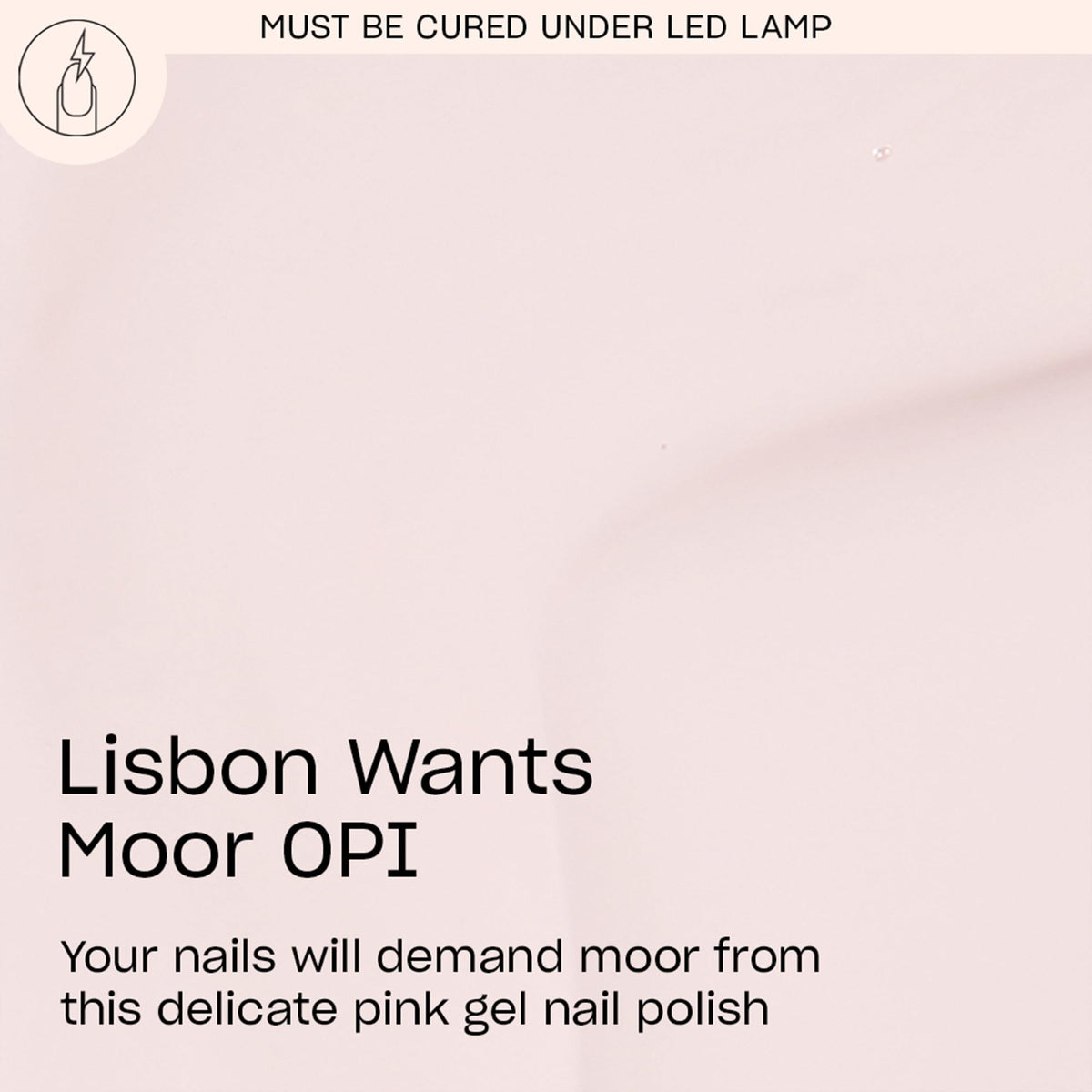 OPI brush stroke demonstrating smooth coverage and even application benefit