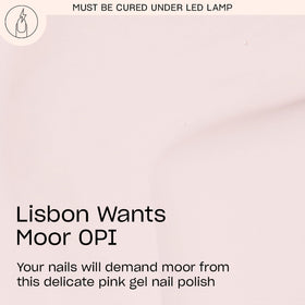OPI brush stroke demonstrating smooth coverage and even application benefit