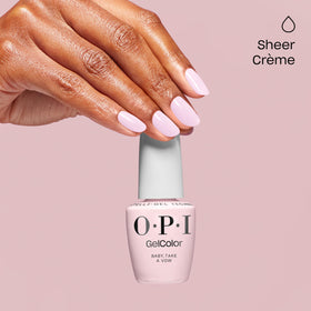 OPI GelColor applied on salon-manicured nails showing long-lasting shine