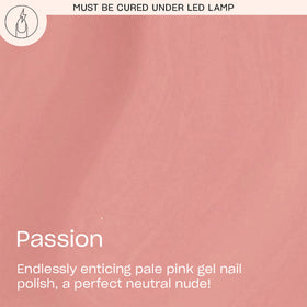 OPI GelColor Passion brush close-up showing Intelli-Brush for precise, smooth application.