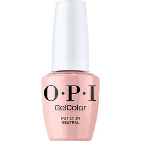 OPI bottle front view showing shade and glossy finish benefit