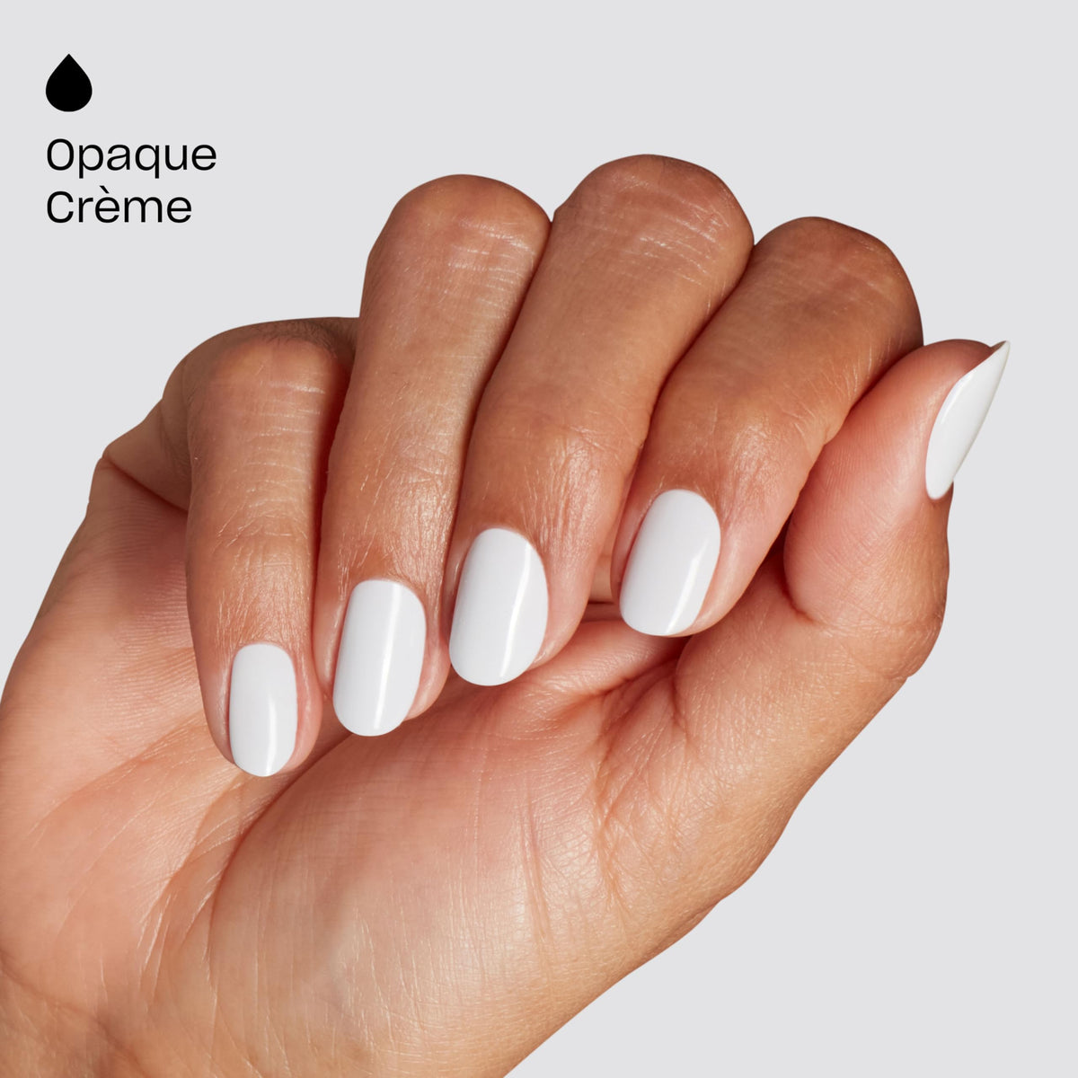 OPI close-up of cured gel texture highlighting BRB glossy durable finish
