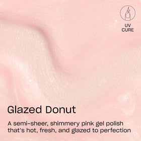 OPI GELement Glazed Donut brush stroke swatch demonstrating smooth application benefit