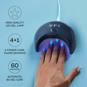 OPI GELement curing nails in use demonstrating fast salon-quality results