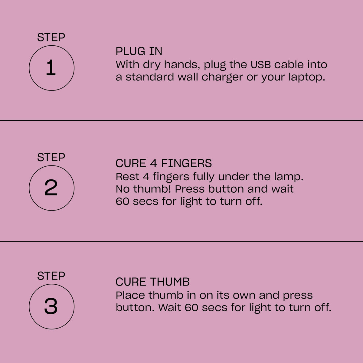 OPI GELement side profile showing thumb access for easy hand positioning