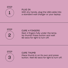 OPI GELement side profile showing thumb access for easy hand positioning