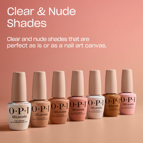 OPI GELevate with ruler for scale showing compact 15ml size benefit
