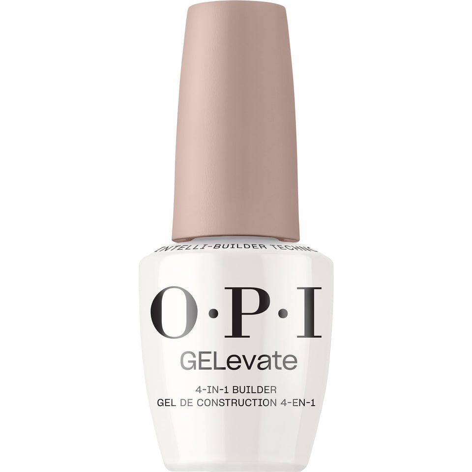 OPI GELevate front packaging showing 15 ml bottle and label for quick identification and trust