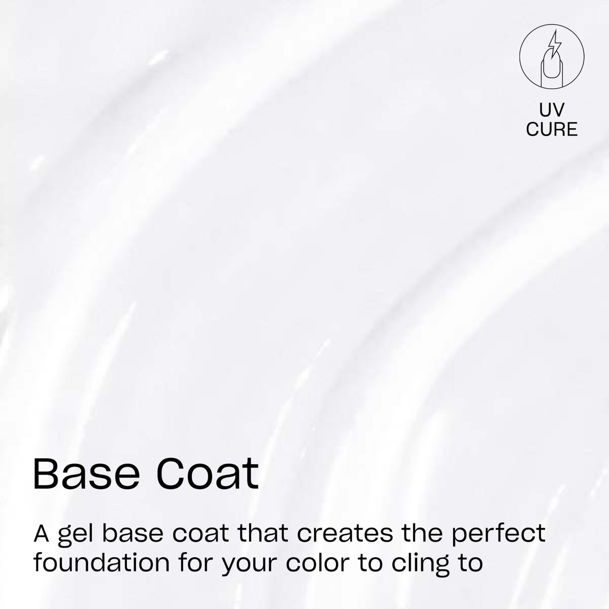 OPI GELement base coat brush detail demonstrating smooth application and even coverage benefit