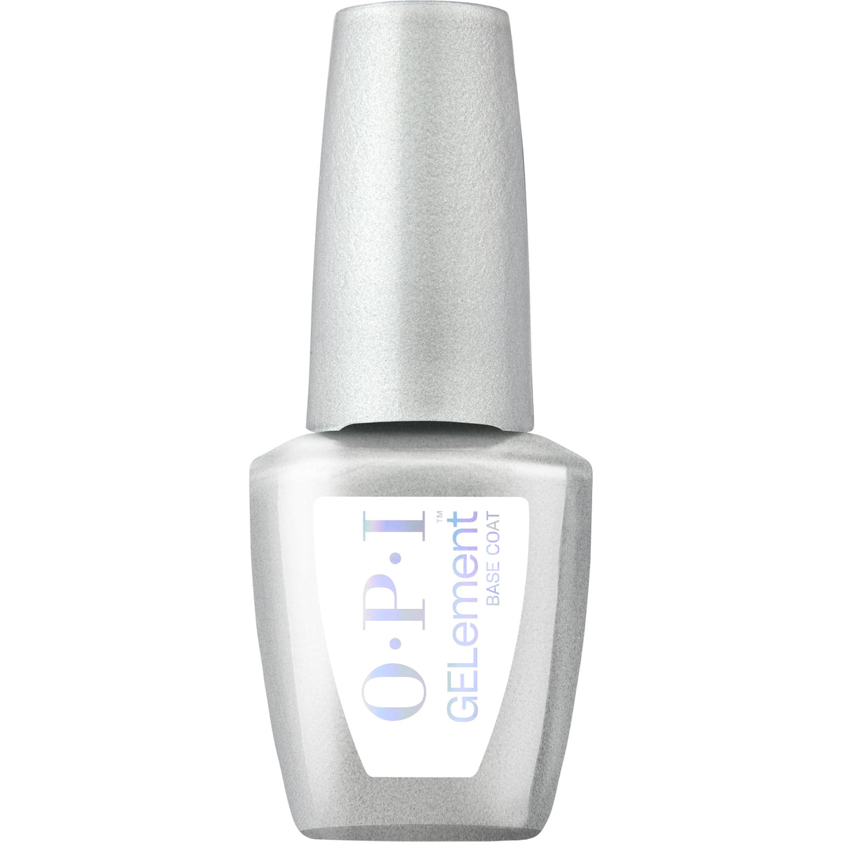 OPI GELement base coat front packaging showing bottle and label, conveys professional reliability
