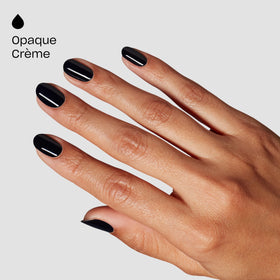 OPI gel nail tip with EMOtional for size and opacity comparison