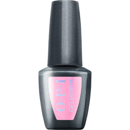 OPI bottle front showing Pink-atude and glossy finish benefit