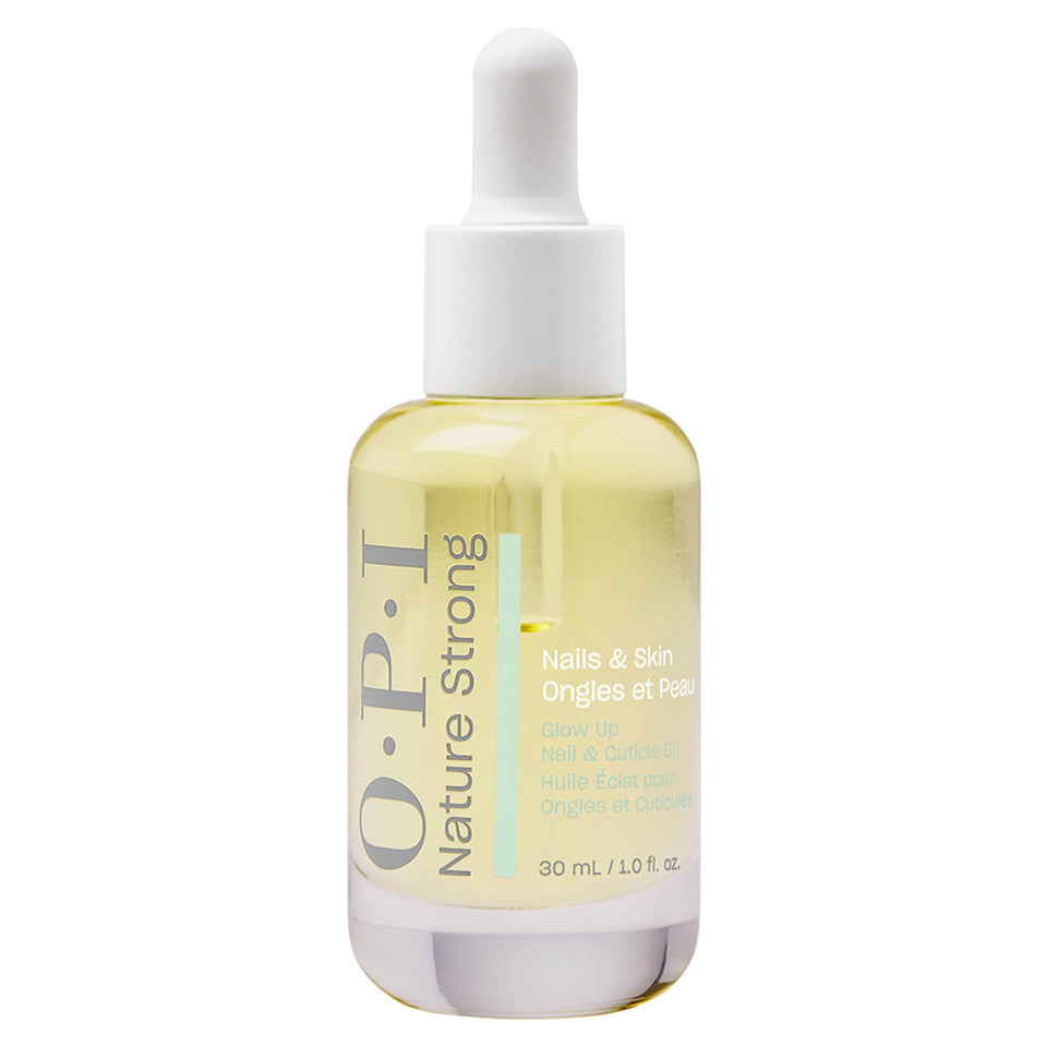 OPI bottle front packaging showing label and dropper for easy application