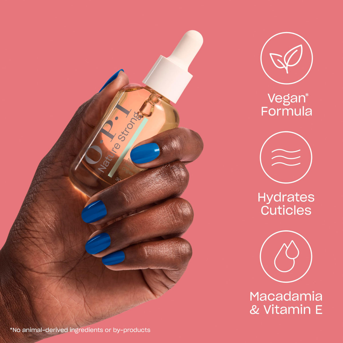 OPI oil texture close-up demonstrating lightweight, non-greasy absorption