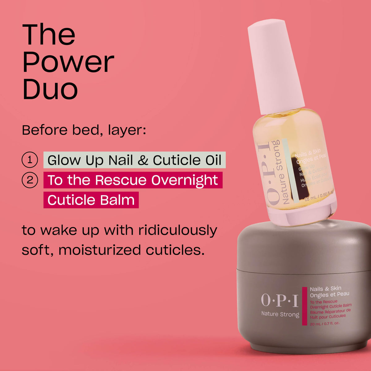 OPI used for toenail care in a foot routine for smoother skin around nails