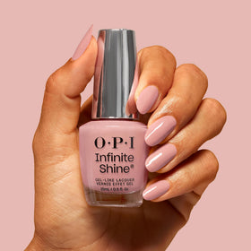 OPI label and cap detail emphasizing brand quality and easy-application brush