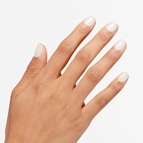 OPI bottle held in hand showing true size and easy handling