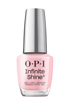 OPI bottle front view showing glossy baby pink color and brand