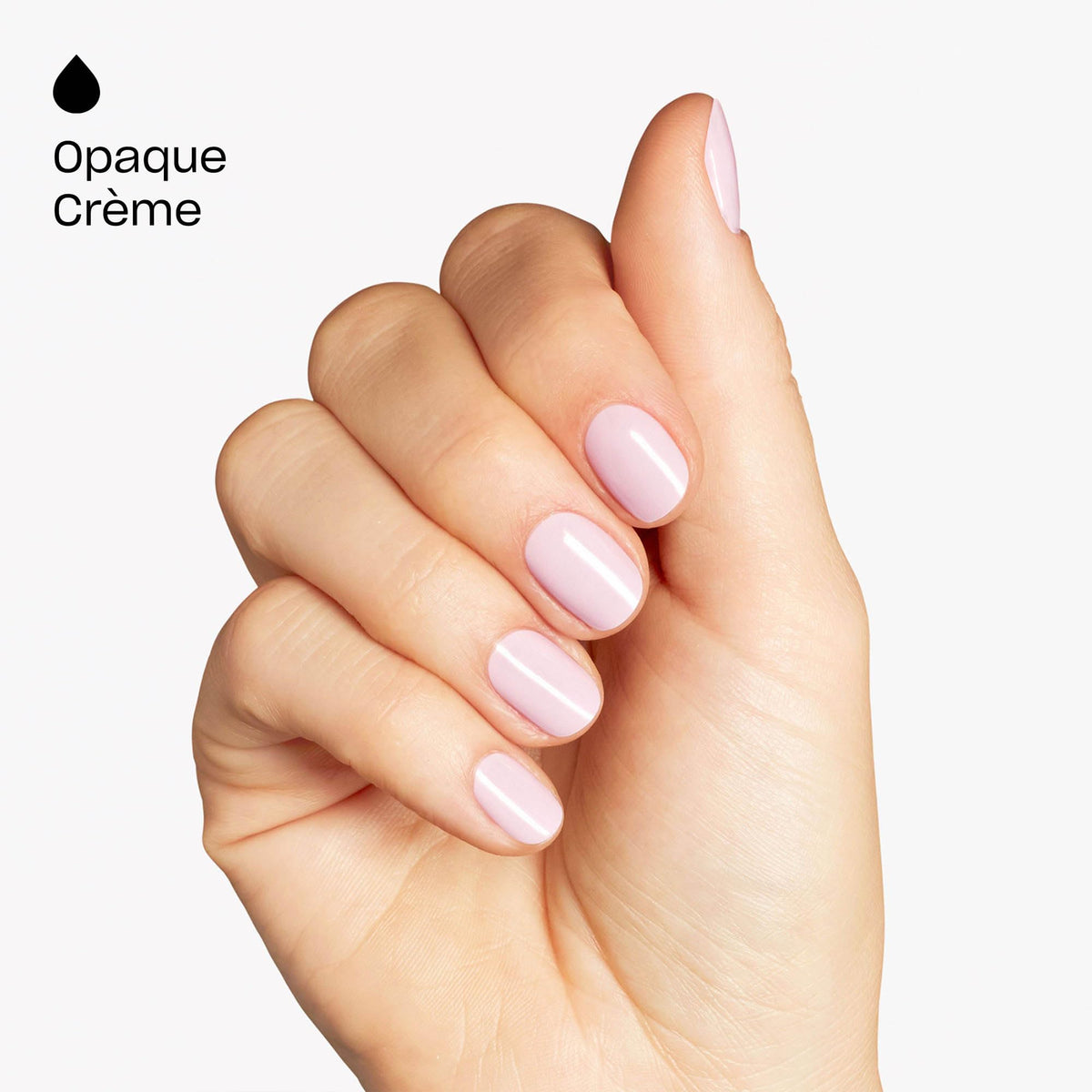 OPI applying Lavender Bath polish for easy, streak-free coverage