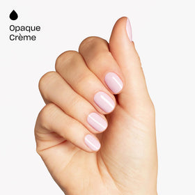 OPI applying Lavender Bath polish for easy, streak-free coverage