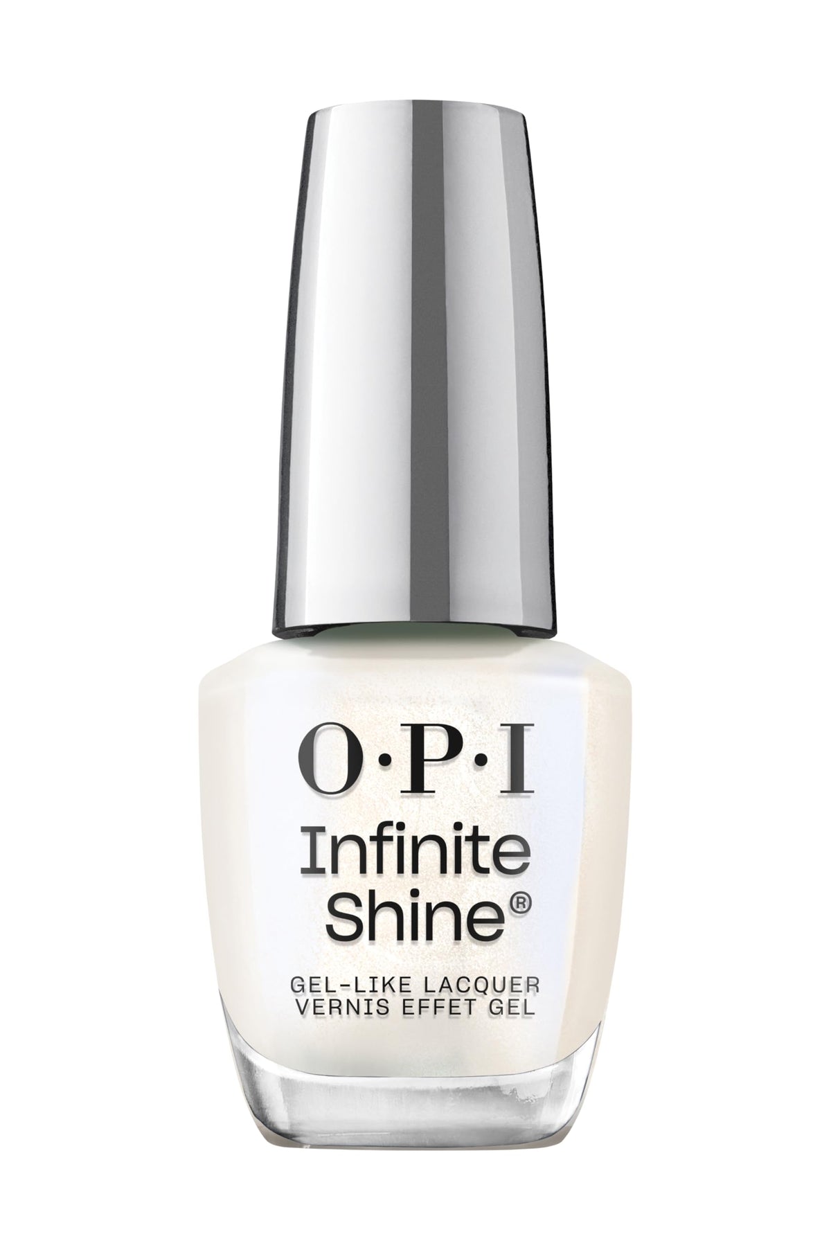 OPI bottle front packaging showing shade and brand gloss benefit