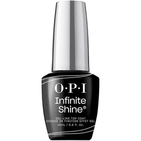 OPI Infinite Shine top coat front bottle showing product and branding for salon shine