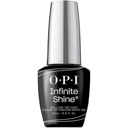OPI Infinite Shine top coat front bottle showing product and branding for salon shine