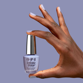OPI on natural nails with two coats demonstrating rich depth and long-wear benefit