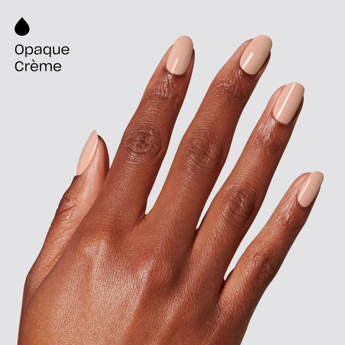 Nail tip swatch of OPI Just Got Leid demonstrating creamy finish