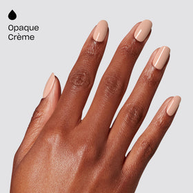 Nail tip swatch of OPI Just Got Leid demonstrating creamy finish