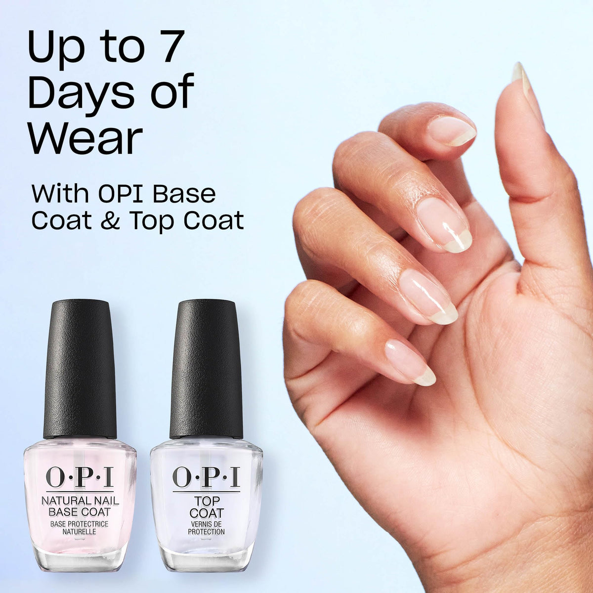OPI label detail with shade names visible for easy shade identification