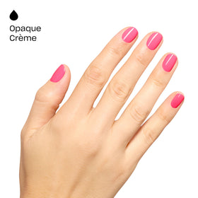 OPI polish bottle beside coin to show size and product scale
