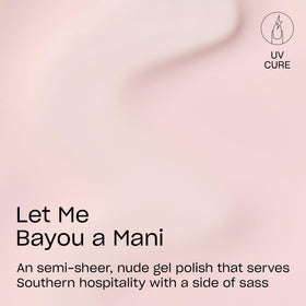 OPI brush stroke of Let Me Bayou a Mani demonstrating smooth application