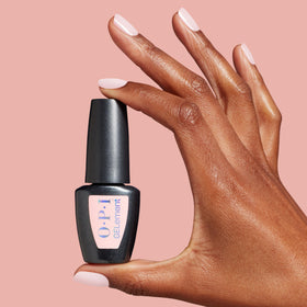 OPI lifestyle shot of a finished manicure showing natural everyday style