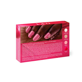 OPI lifestyle shot of manicure scene showing polished salon-quality nails