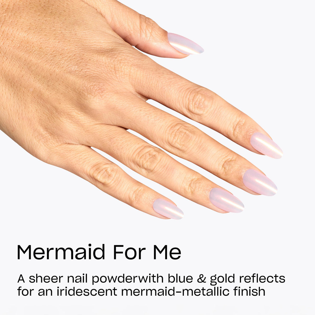 OPI silicon applicator close-up demonstrating easy buffing for a chrome finish benefit
