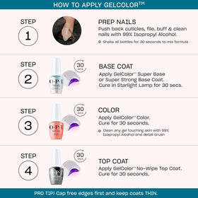 OPI Miami Beet cured nails on hand in lifestyle shot showing salon-quality shine