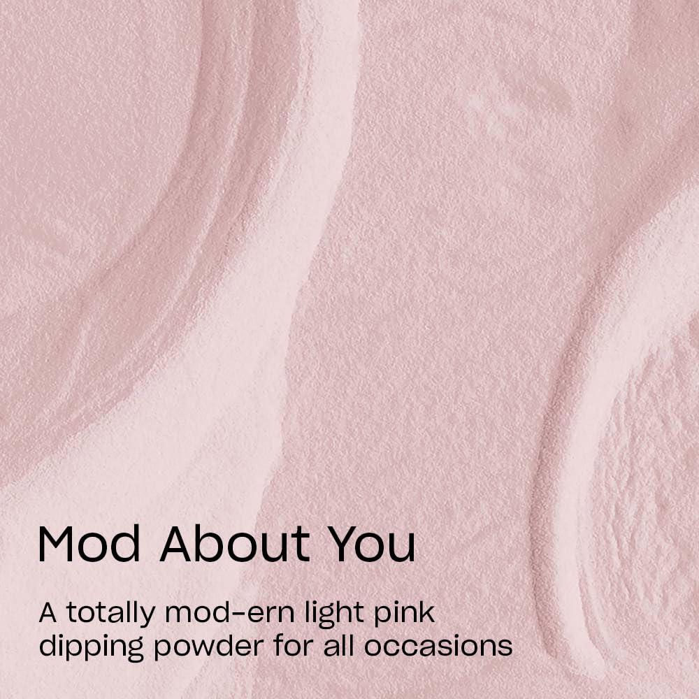 OPI close-up of powder texture, fine pigment for smooth application benefit
