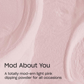 OPI close-up of powder texture, fine pigment for smooth application benefit