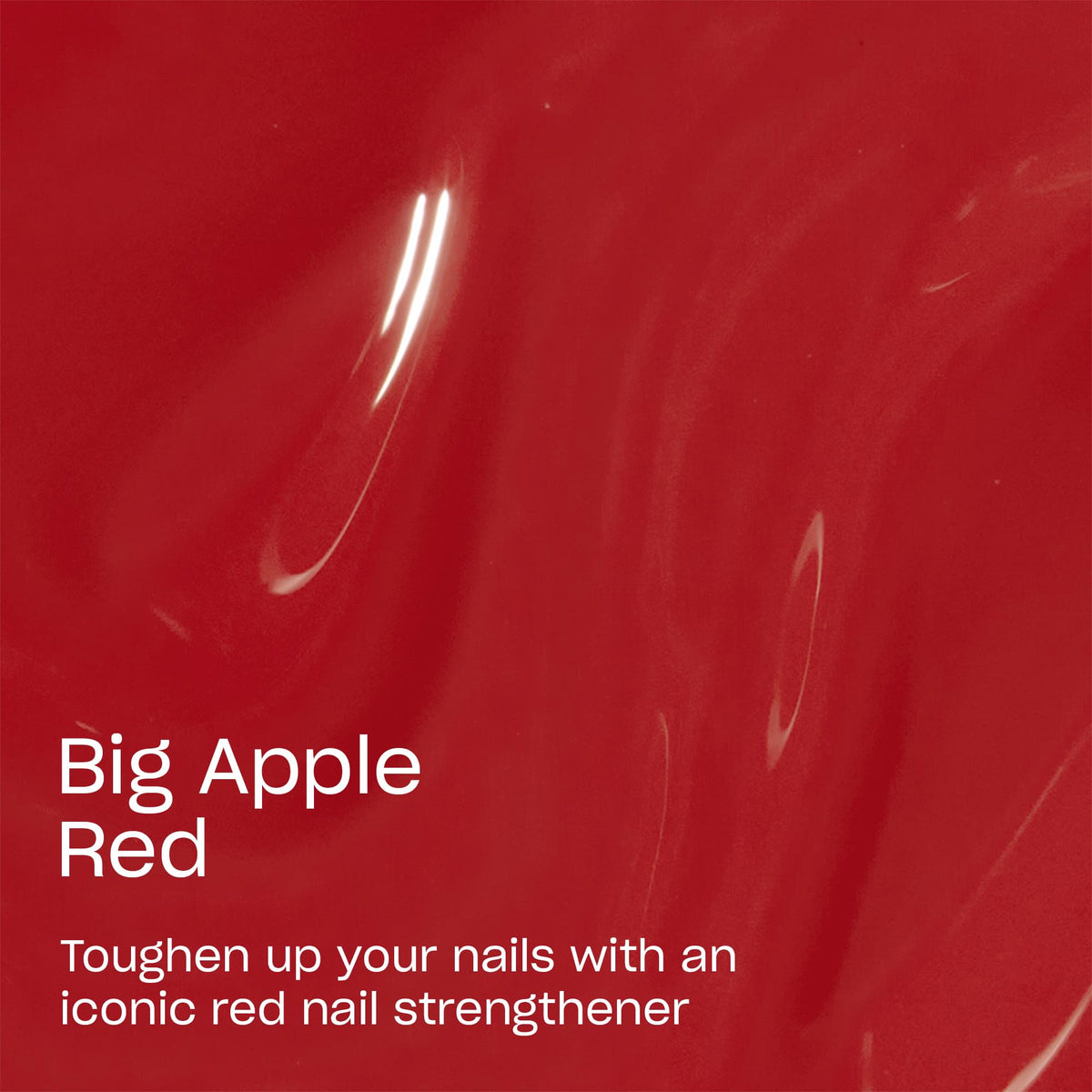 OPI layered application on nail tip showing Tri‑Flex buildable strength benefit
