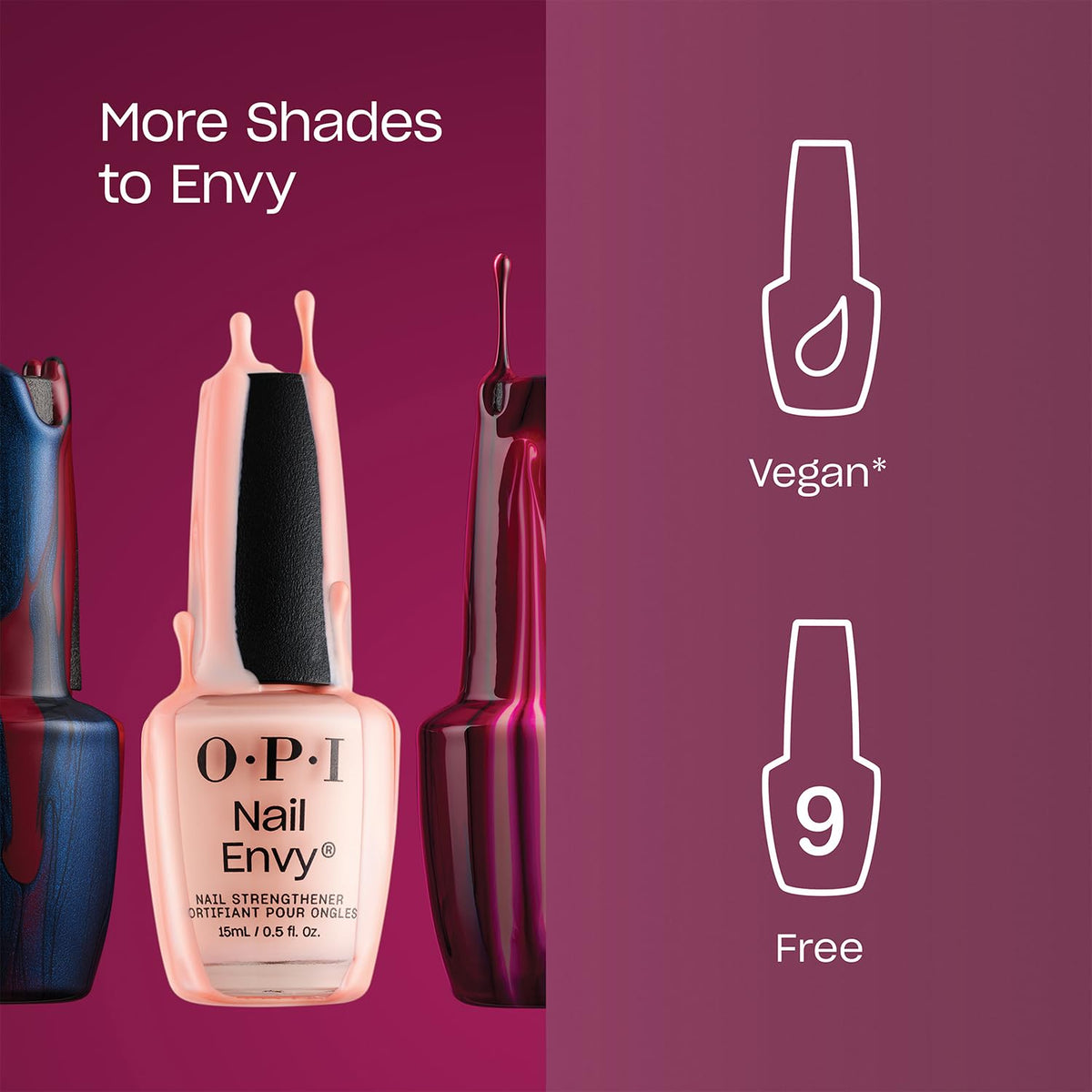OPI brush and cap close-up highlighting precise application and easy control