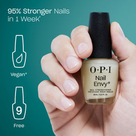 OPI brush applicator detail enabling precise, smooth application