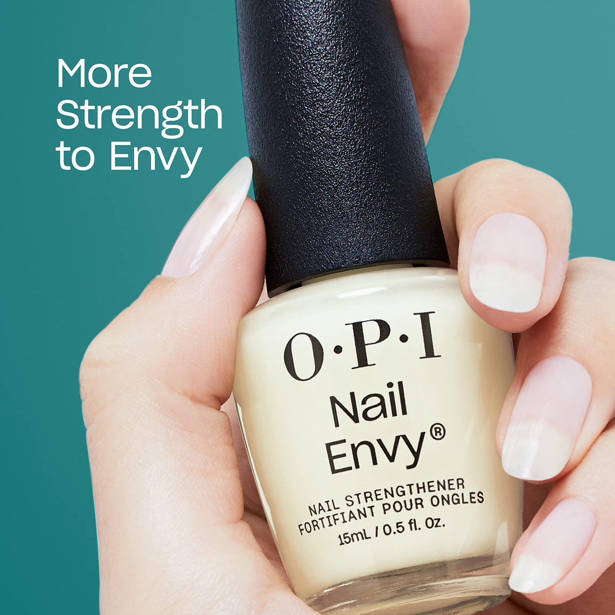 OPI bottle on bathroom shelf lifestyle setting for everyday routine